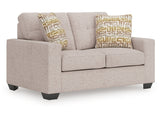 Storrow Stone Loveseat - Ornate Home