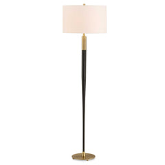 Stowe Satin Black Floor Lamp - Ornate Home