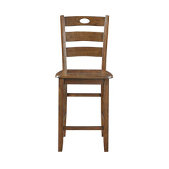 Stowe Walnut 5-Piece Pack Counter Height Set - Ornate Home