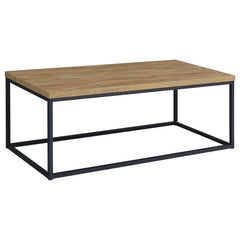 Straden Mango/Black 3-piece Engineered Wood Coffee Table Set - Ornate Home