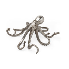 Strafford Medium Silver Resin Octopus - Ornate Home