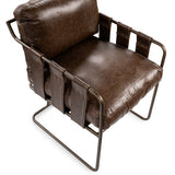Strapling Cocoa Brown Dining Chair - Ornate Home