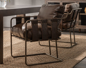 Strapling Cocoa Brown Dining Chair - Ornate Home