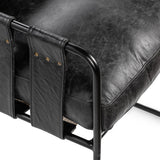 Strapling Onyx Black Dining Chair - Ornate Home