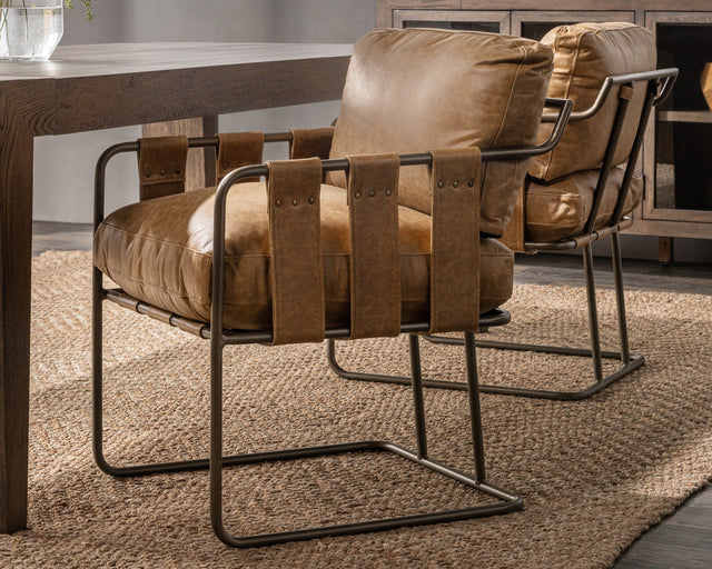 Strapling Sedona Brown Dining Chair - Ornate Home