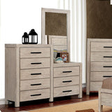 Strasburg Wire-Brushed White 8-Drawer Dresser - Ornate Home