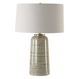 Strata Tan Glaze Table Lamp - Ornate Home