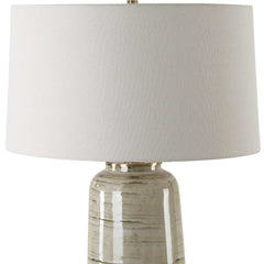 Strata Tan Glaze Table Lamp - Ornate Home