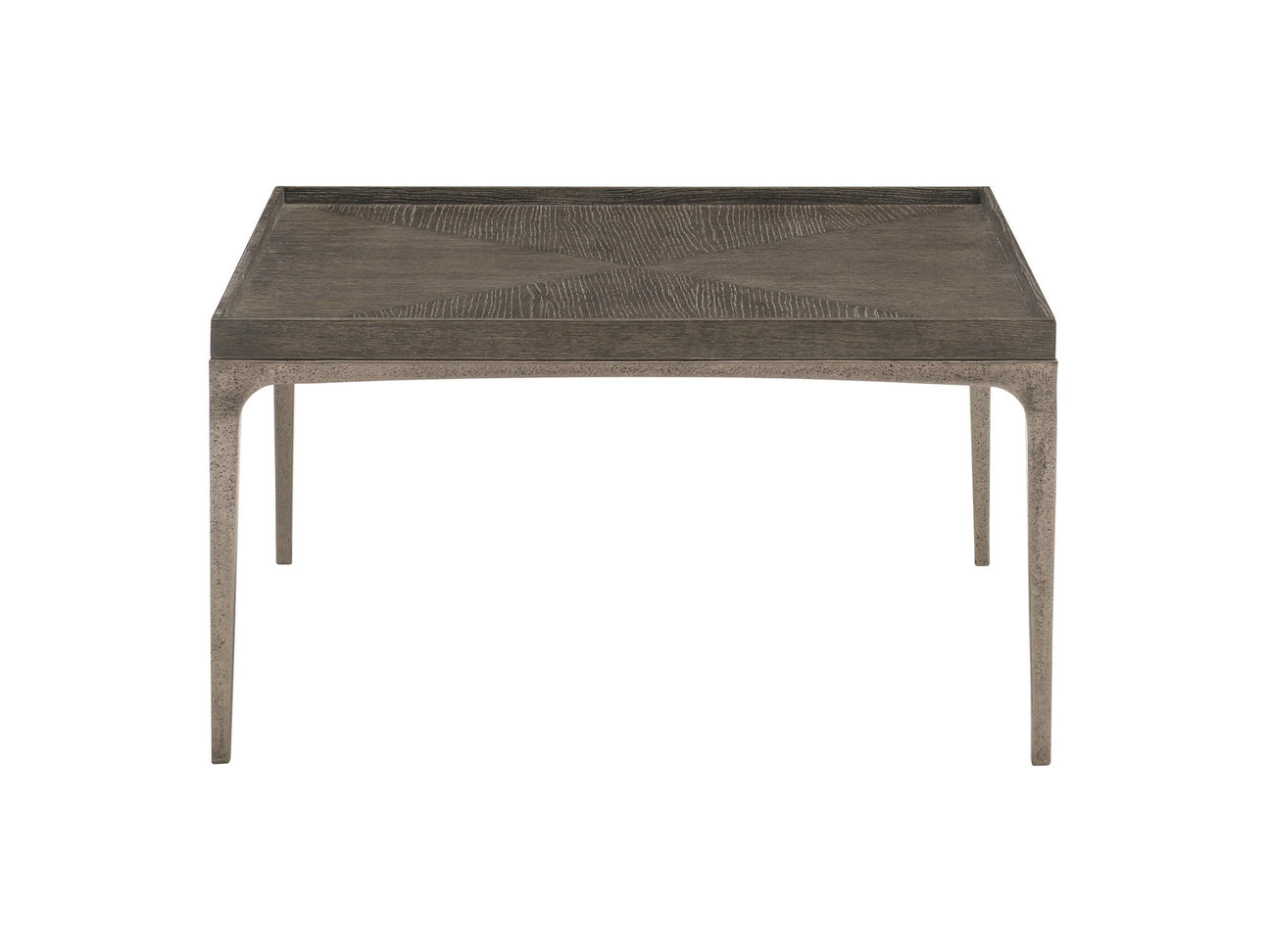 Strata Textured Graphite/Cerused Charcoal Cocktail Table - Ornate Home