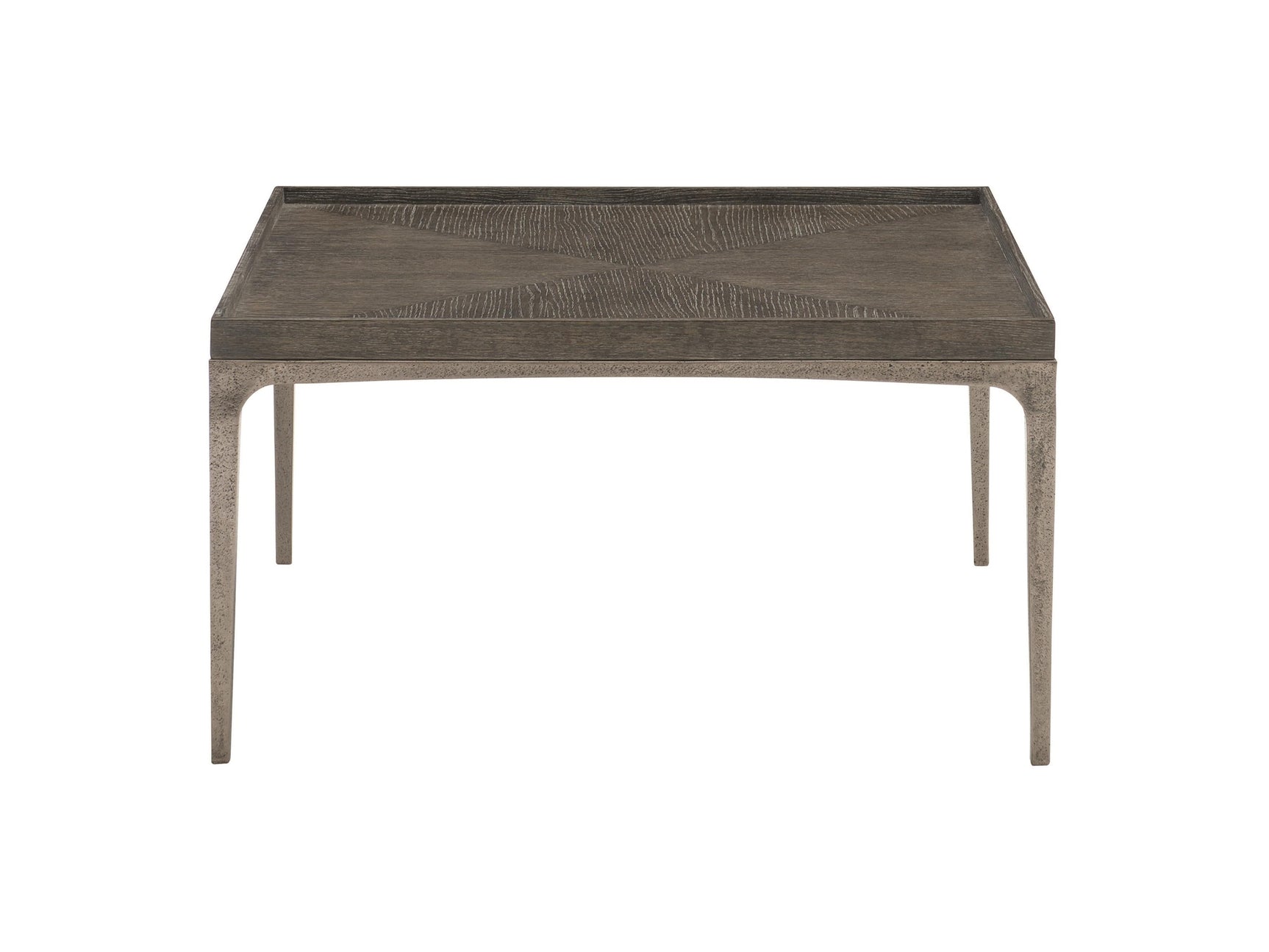 Strata Textured Graphite/Cerused Charcoal Cocktail Table - Ornate Home