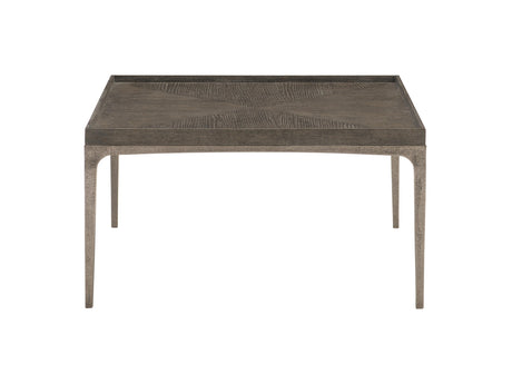 Strata Textured Graphite/Cerused Charcoal Cocktail Table - Ornate Home