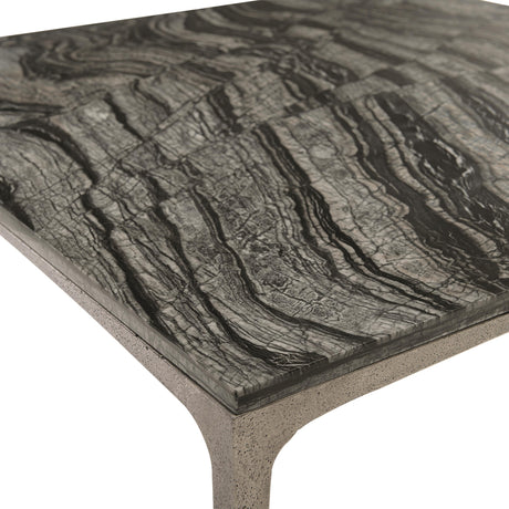Strata Textured Graphite Cocktail Table - Ornate Home