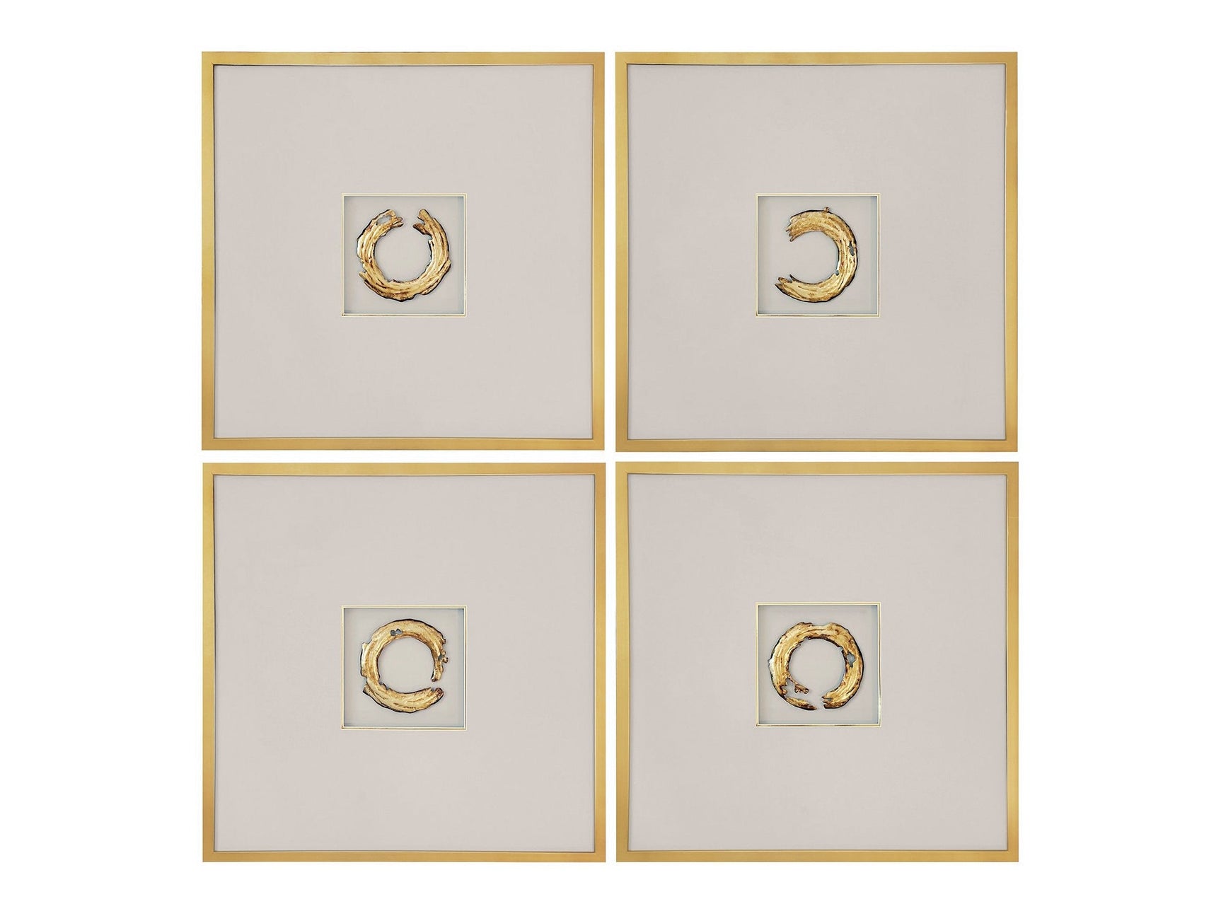 Stratford Natural/Gold Print