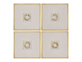 Stratford Natural/Gold Print - Ornate Home