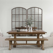 Stratford Woodtone Salvaged Wood Dining Table - Ornate Home