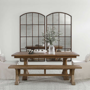 Stratford Woodtone Salvaged Wood Dining Table - Ornate Home