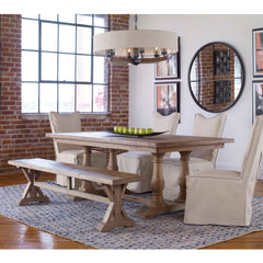 Stratford Woodtone Salvaged Wood Dining Table - Ornate Home