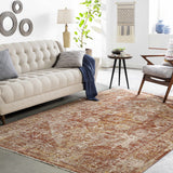Strathbogie Traditional Red Area Rug - Ornate Home
