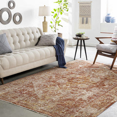 Strathbogie Traditional Red Area Rug - Ornate Home