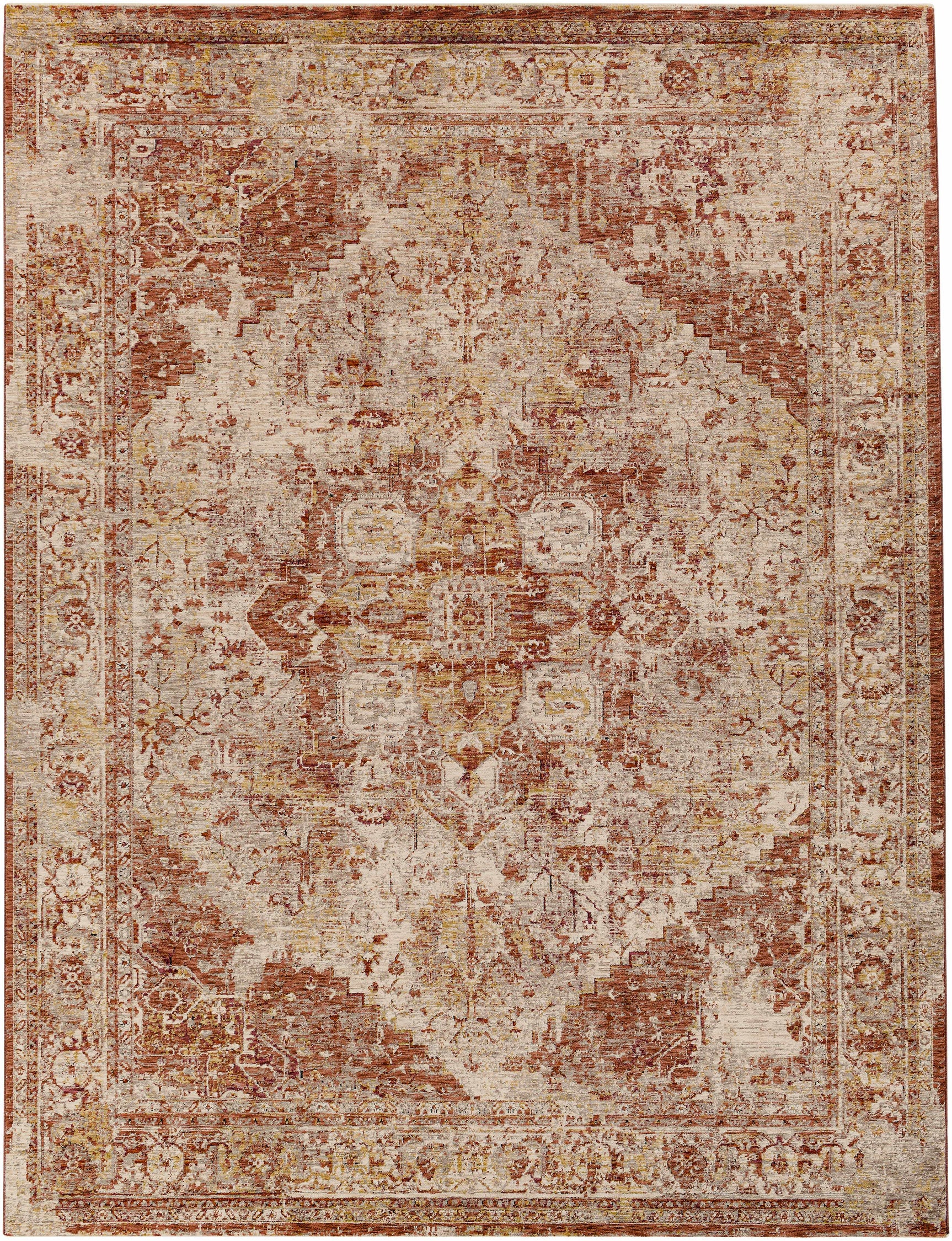 Strathbogie Traditional Red Area Rug - Ornate Home