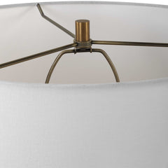 Stratified White Table Lamp - Ornate Home