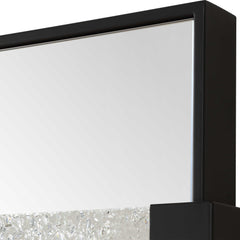 Stratton Black Modern Dressing Mirror - Ornate Home