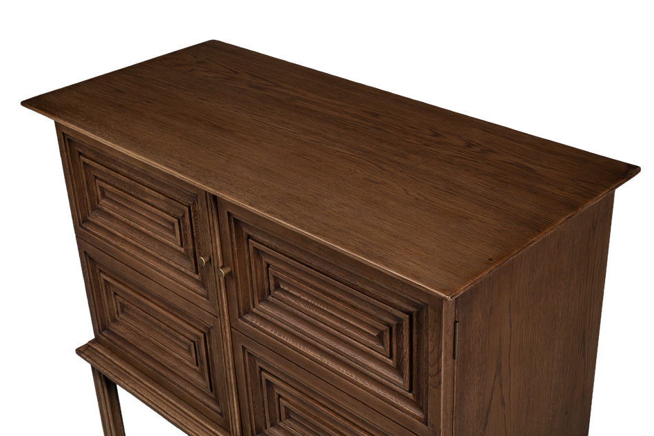 Stratton Tan Cabinet - Ornate Home