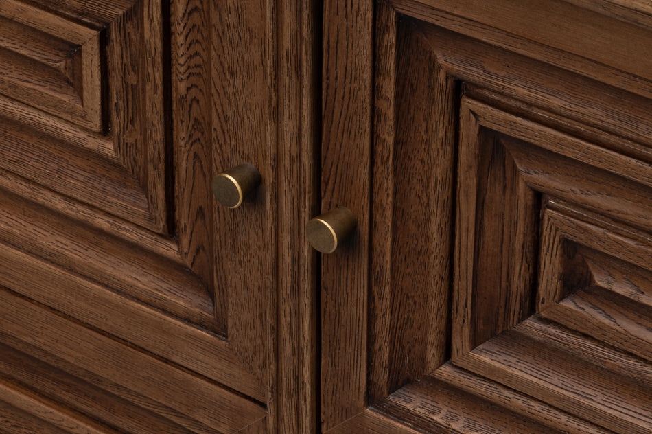 Stratton Tan Cabinet - Ornate Home