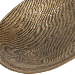 Stratum Brass Oval Bowls (Set of 2) - Ornate Home