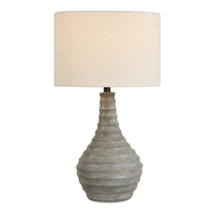 Stratum Gray Rustic Outdoor Table Lamp - Ornate Home