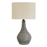 Stratum Gray Rustic Outdoor Table Lamp - Ornate Home