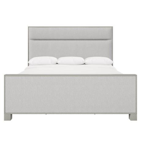Stratum Mist/Grey California King Panel Bed - Ornate Home