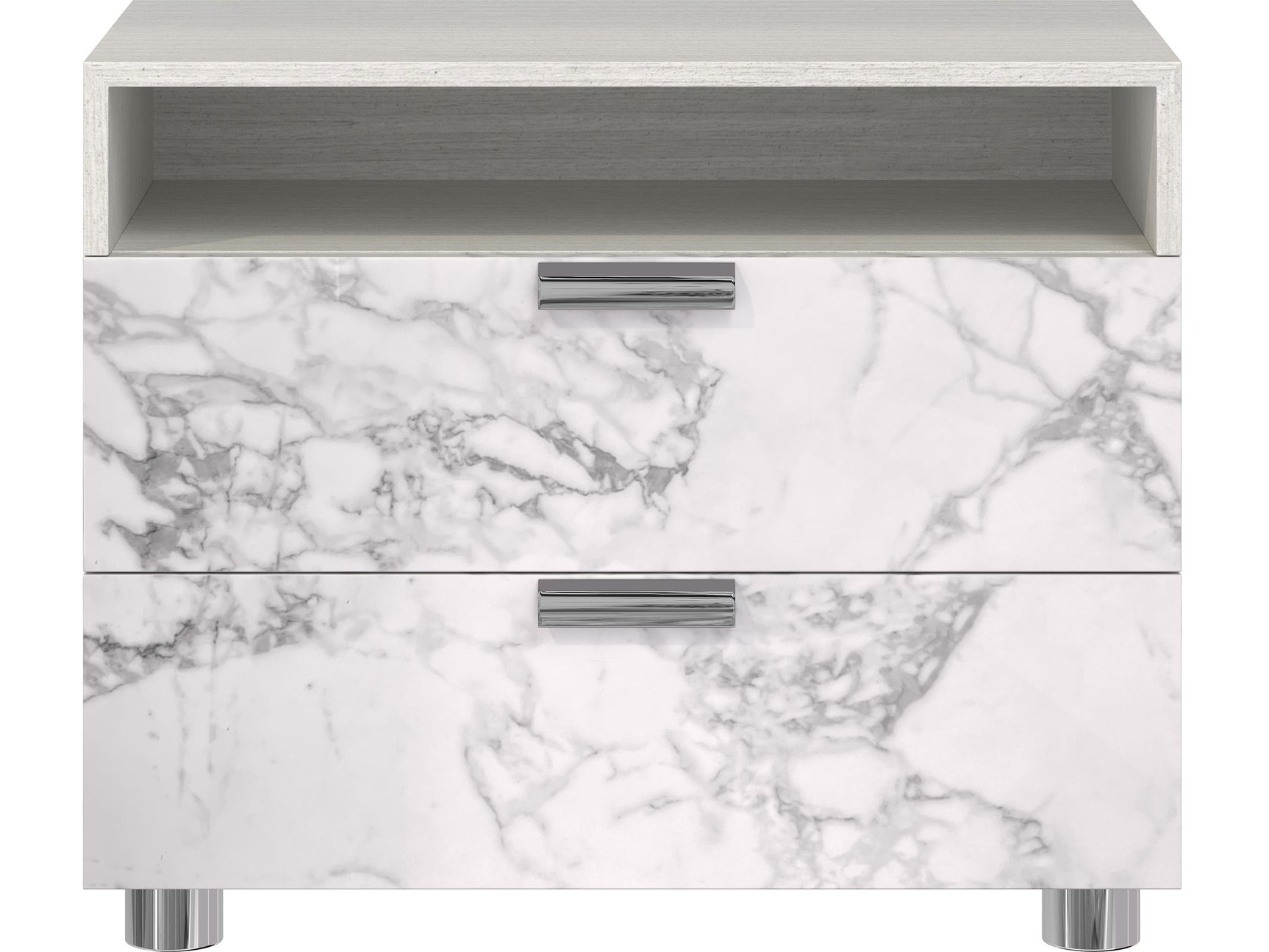 Stratum Mist Nightstand - Ornate Home