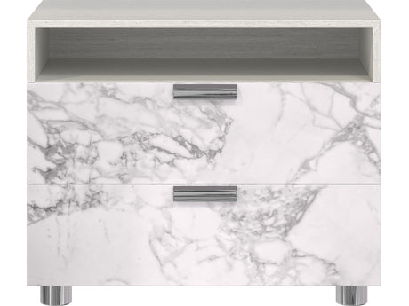 Stratum Mist Nightstand - Ornate Home