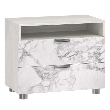 Stratum Mist Nightstand - Ornate Home