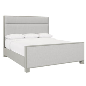 Stratum Mist Queen Panel Bed - Ornate Home