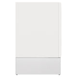 Stratum Polished Nickel/Fossil Buffet - Ornate Home