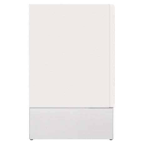 Stratum Polished Nickel/Fossil Buffet - Ornate Home