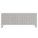 Stratum Polished Nickel/Fossil Entertainment Credenza - Ornate Home