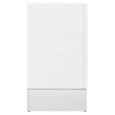 Stratum Polished Nickel/Fossil Entertainment Credenza - Ornate Home