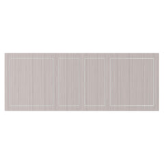 Stratum Polished Nickel/Fossil/Mist Dining Table - Ornate Home