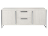 Stratum Polished Nickel/Mist Buffet - Ornate Home