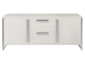 Stratum Polished Nickel/Mist Buffet - Ornate Home