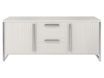 Stratum Polished Nickel/Mist Buffet - Ornate Home
