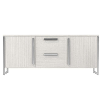 Stratum Polished Nickel/Mist Buffet - Ornate Home