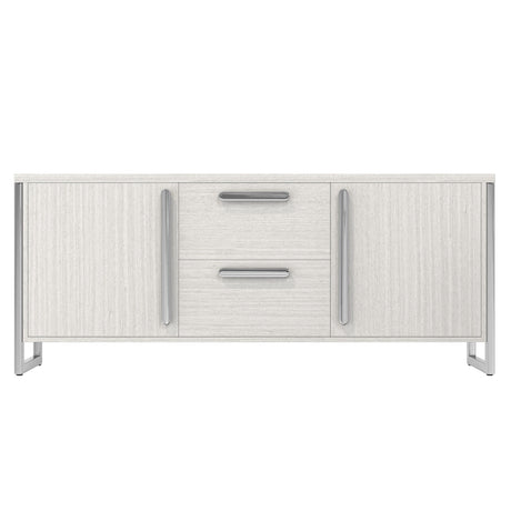 Stratum Polished Nickel/Mist Buffet - Ornate Home