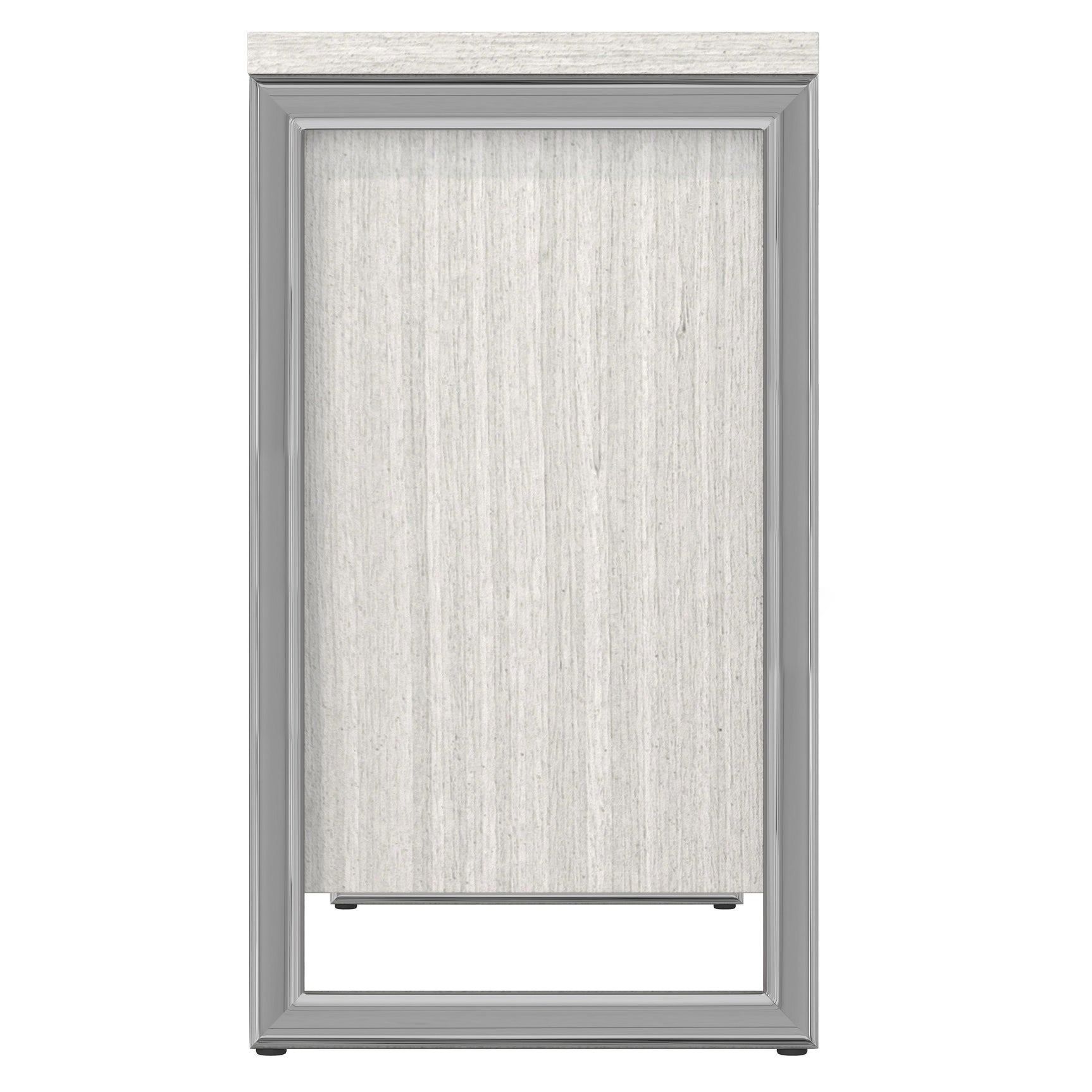 Stratum Polished Nickel/Mist Buffet - Ornate Home