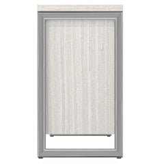 Stratum Polished Nickel/Mist Buffet - Ornate Home