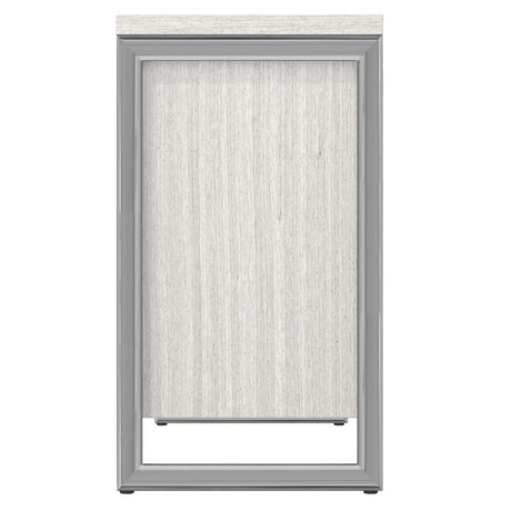 Stratum Polished Nickel/Mist Buffet - Ornate Home