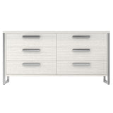 Stratum Polished Nickel/Mist Dresser - Ornate Home